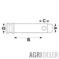 Toppstagbolt Kat 1 120 Mm          