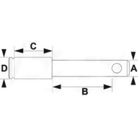 Toppstagbolt Kat 1   71 Mm              