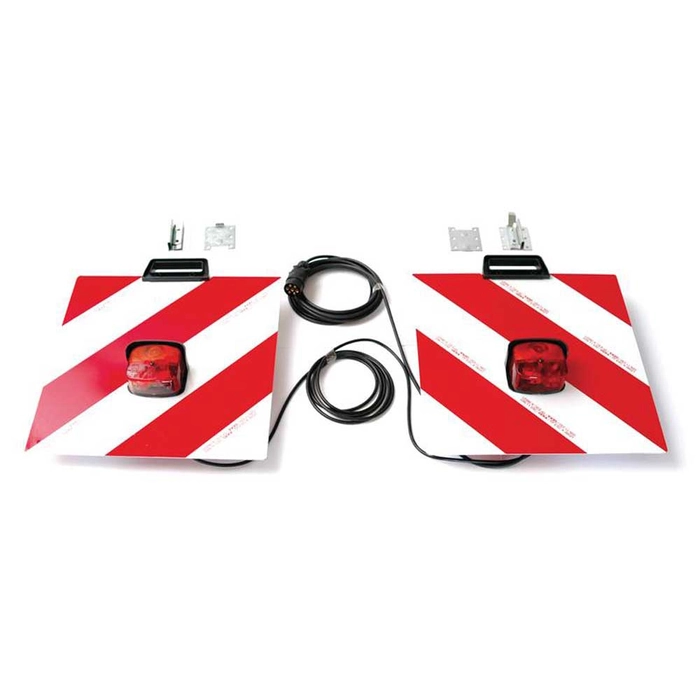 WARNING SIGN 2PC SET. FILM ON GALVA