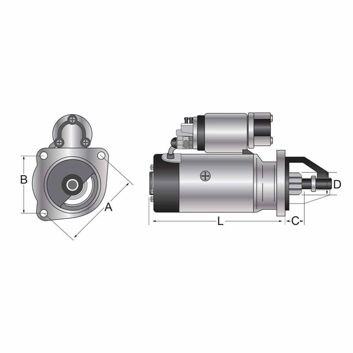 Startermotorer - 12V