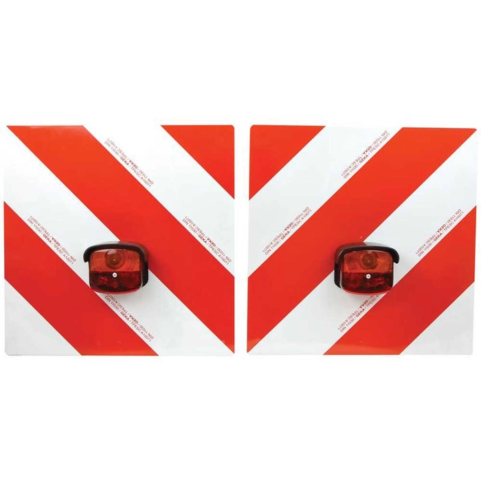 WARNING SIGN 2PC SET. FILM ON GALVA