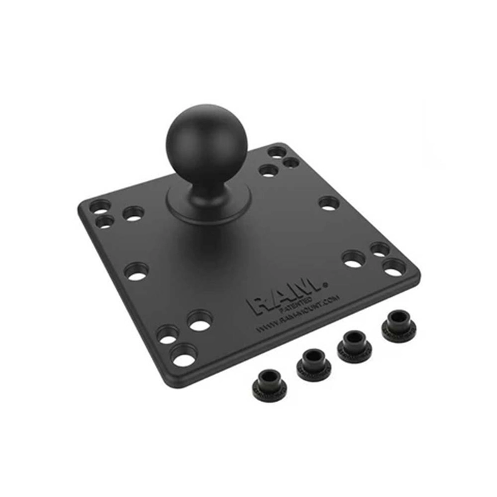 VESA-plate 75x75 mm med kule (C-kule)