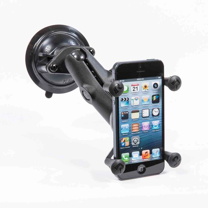 Mobilholder med sugekopp