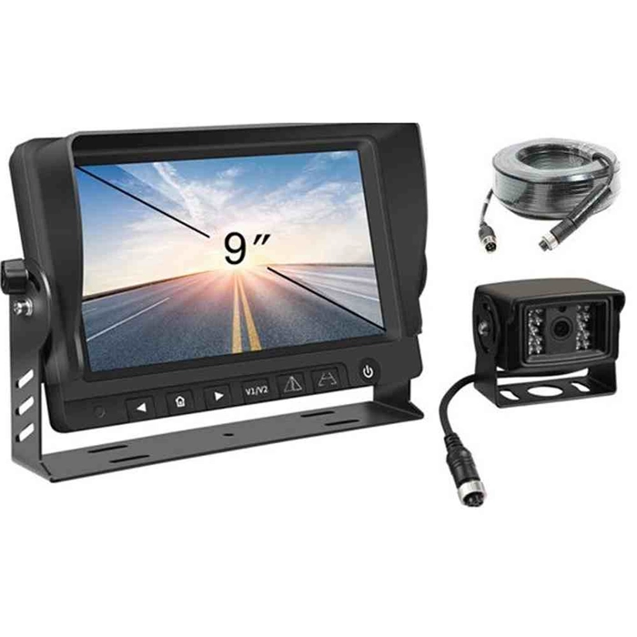 9" HD skjerm og 1 HD kamera med støtte for 4 kameraer