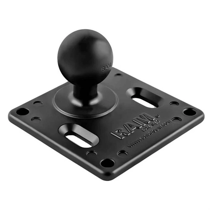 VESA-plate 100x100 mm med kule (C-kule)