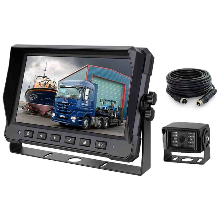 10" D.Skjerm 12 24Volt Ett Kamera