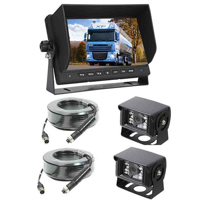 7" Skjerm Og 2 Kameraer Hd Med St