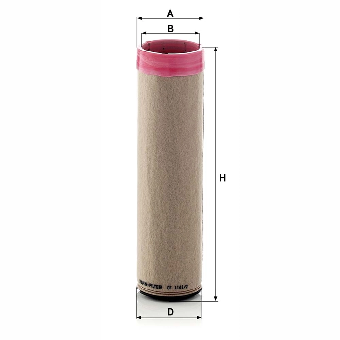 MANN Sekundærfilter CF 1141/2