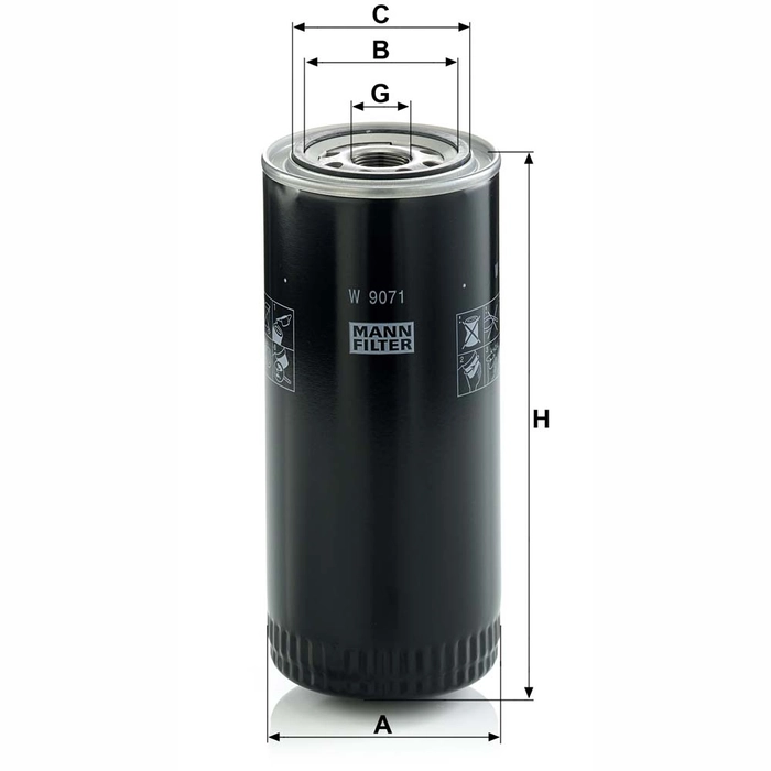 MANN Oljefilter W 9071
