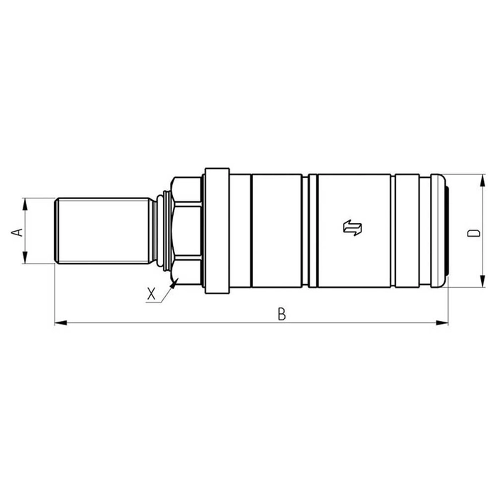 FASTER COUPLING 3CFHF087/1815 F    