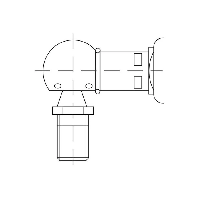 GAS STRUT,  TOTAL LENGTH: 200MM    