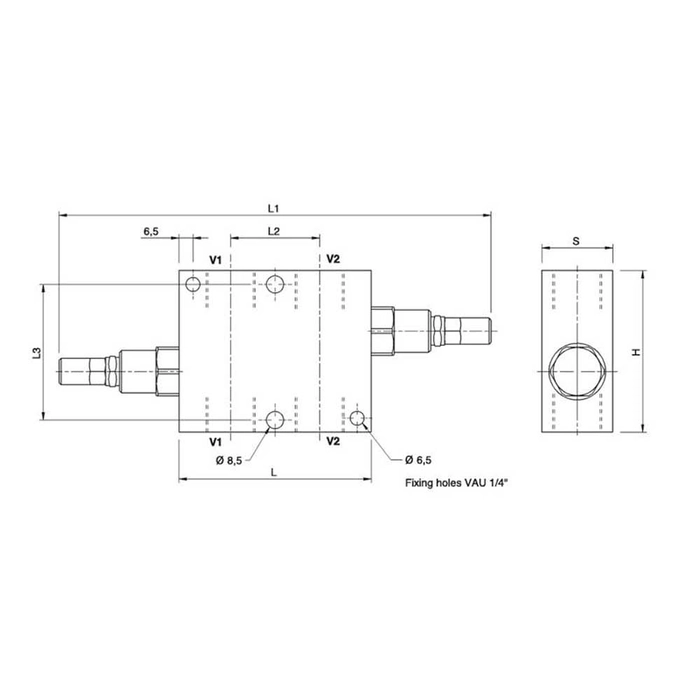 3/8 CROSS LINE RELIEF VALVE        