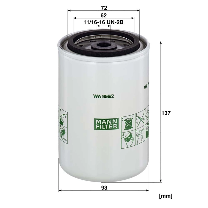 MANN Filter kjølesystem WA 956/2