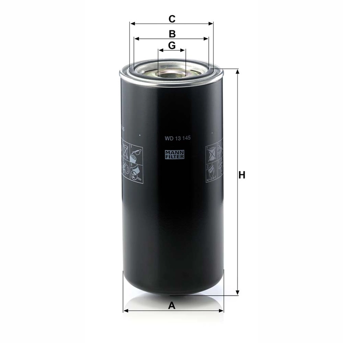 MANN Oljefilter WD 13 145