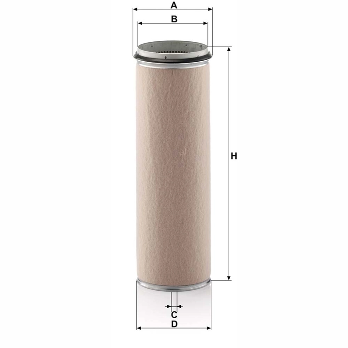 MANN Sekundærfilter CF 1600