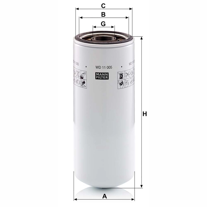 MANN Oljefilter WD 11 005