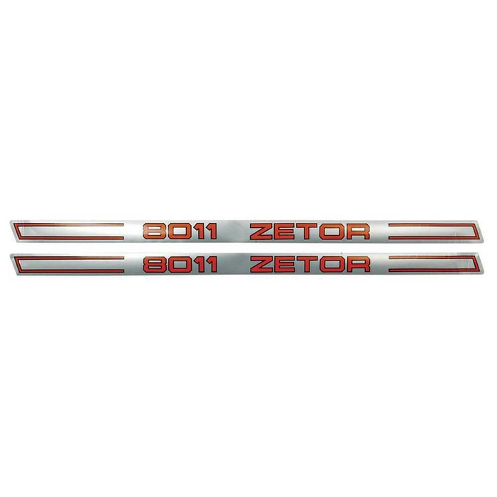 Sett av dekaler - Zetor 8011