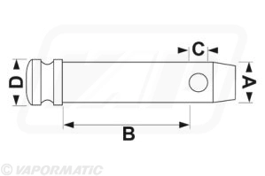 Toppstagbolt Kat 1 70 Mm              