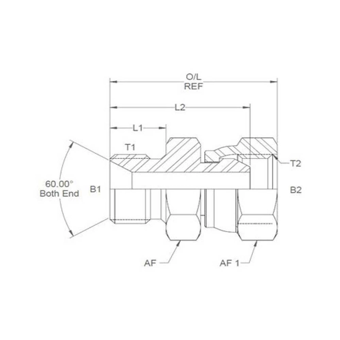 HYDRAULIC ADAPTOR 3/4&PRIMEBSP MALE