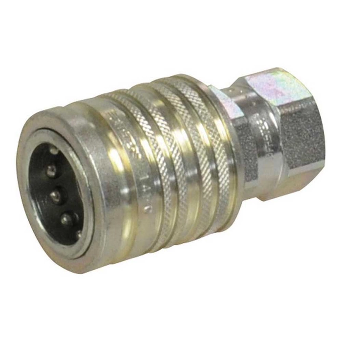 POPPET VALVE COUPLING PUSH-PULL - F
