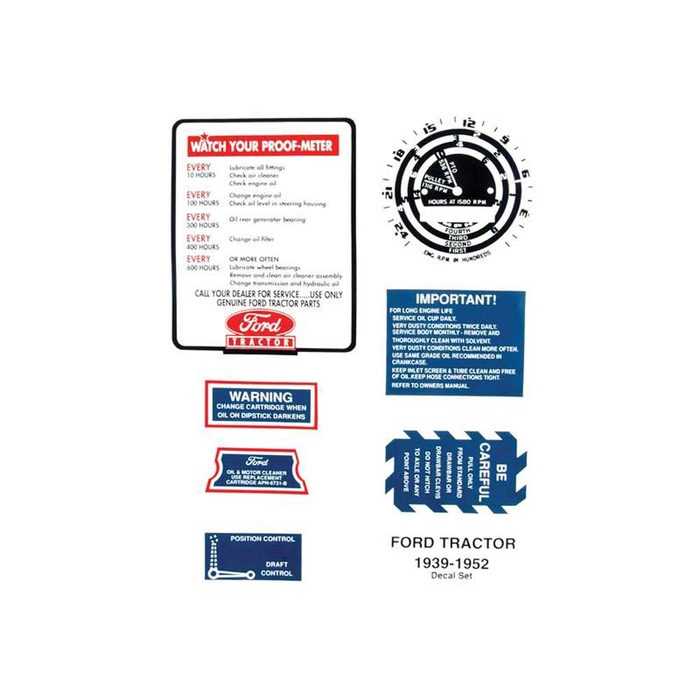 DECAL KIT-FORD RESTORATION 35>52   