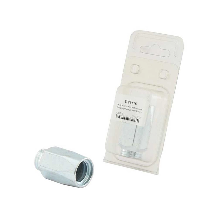 HYDRAULIC 2-PIECE RE-USABLE COUPLIN