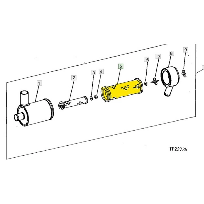 Luftfilter ytre